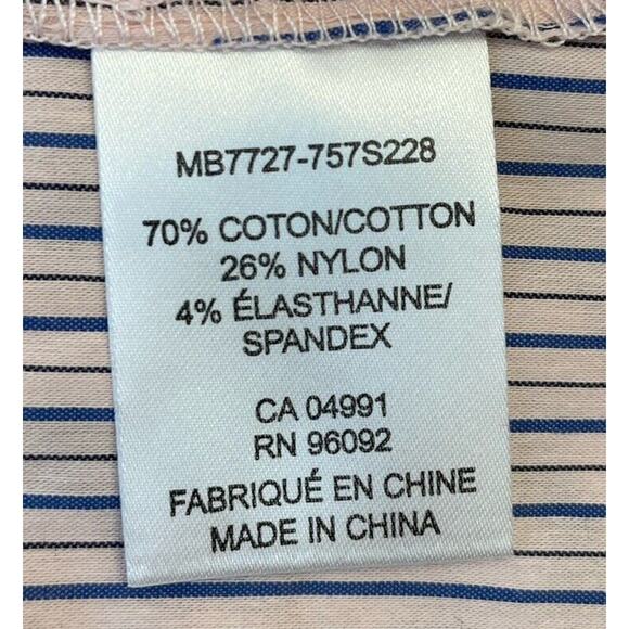 Womens Dalia Pink Blue Striped Off Shoulder Top Size Large NWT Blouse - Picture 6 of 7